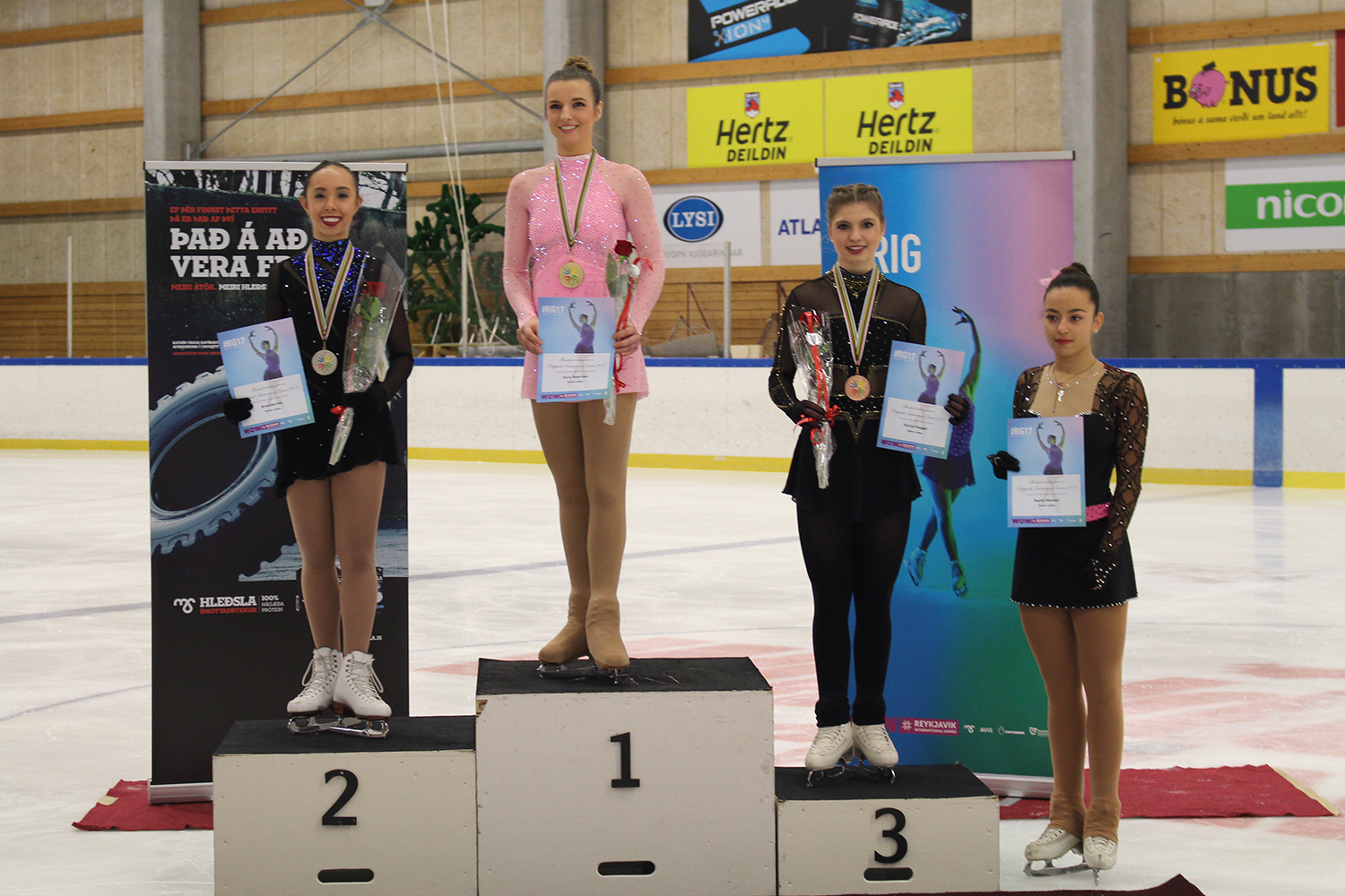 Senior ladies - Podium