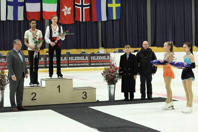 junior men podium