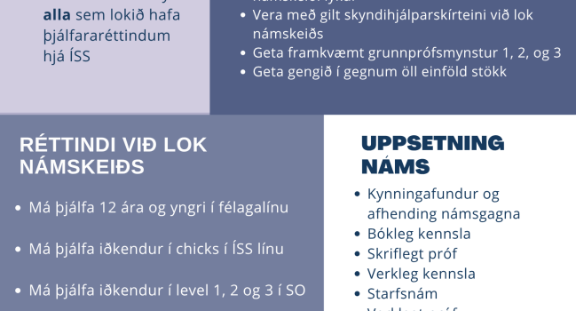 Nýtt þjálfaranám hjá ÍSS og krafa um endurmenntun
